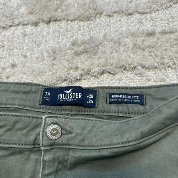 Hollister High Rise Culotte Wide Leg Crop Pant - Picture 4 of 4